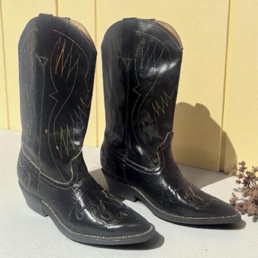 Black Heeled Boots